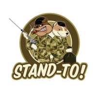 Stand-To! Junk Removal and Demolition Logo