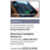 David Liston Investigative Services Logo