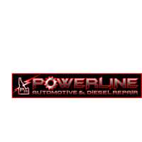 Powerline Automotive & Diesel Repair Logo