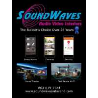 SoundWaves Audio Video Interiors Logo