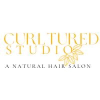 Curltured Studio: A Natural Hair Salon Logo