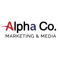 Alpha Co. Marketing & Media Logo