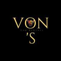 Von's Car Rentals Logo
