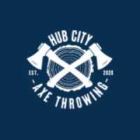 Hub City Axe Throwing Logo