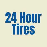 24 HOUR TIRES and TIRE REPAIR with Roadside Assistance Logo