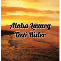Aloha Luxury Taxi Rider Logo