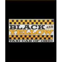 Black & Yellow Taxi Cab Logo
