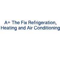 A+ The Fix Refrigeration, Heating, and Air Conditioning Logo
