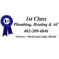 1st Class Plumbing, Heating & A/C Logo