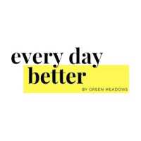 Every Day Better by Green Meadows Logo