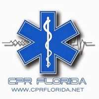CPR Florida CPR AED BLS ACLS First Aid Classes Logo