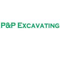 P&P Septic & Excavating Contractor Logo