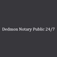 Dedmon Notary Public 24/7 Logo