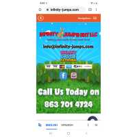 INFINITY-JUMPS Bounce House And Water Slides Rental Logo