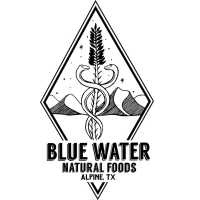 Blue Water Natural Foods Alpine Texas Logo