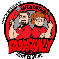 Food Frenzy Cafe' and Catering Logo