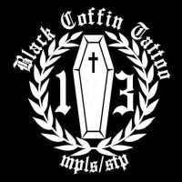 Black Coffin Tattoo Logo