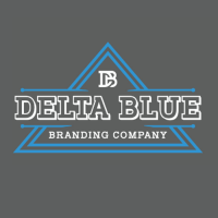 Delta Blue Branding Company Logo