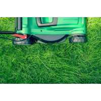 Grass-Hoppers Lawn Care Logo
