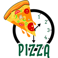 1234 Pizza Logo