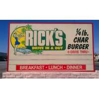 RICKS DRIVE IN & OUT Logo