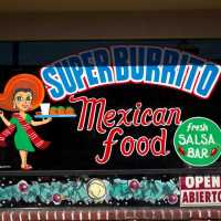 Super Burrito Mexican Food Logo