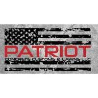 Patriot Concrete Customs & Lawns Logo