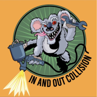 In and Out Collision, LLC Logo