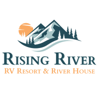 Rising River RV Resort & River House Logo