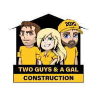 Two Guys and a Gal Construction Logo