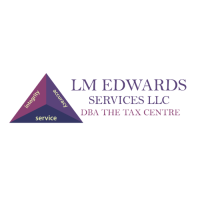 LM Edwards Services LLC DBA The Tax Centre Logo