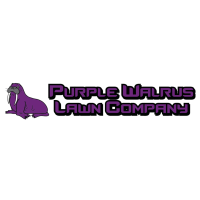 Purple Walrus Lawn Company Logo