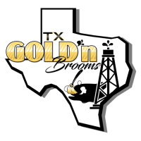 Tx Gold'n Brooms Logo