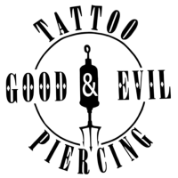 Good & Evil Tattoo Logo