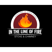 In The Line Of Fire Stove & Chimney Logo
