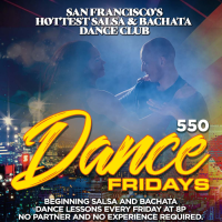 Salsa and Bachata at Dance Fridays - Space 550 Logo