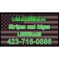 Stripes and Edges Lawn Care Logo