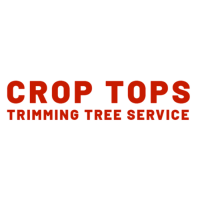 Crop Tops Trimming Tree Service Logo
