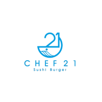 Chef 21 Sushi Burger Logo