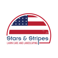 Stars & Stripes Lawn Care and Landscaping Logo