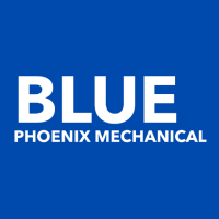 Blue Phoenix Mechanical Logo