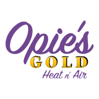 Opie's Gold Heat n' Air Logo