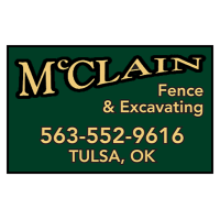 McClain Excavating & Fence Logo