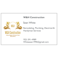 W&H Home Repair & Home Care Logo