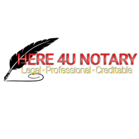 Here 4U Notary Logo