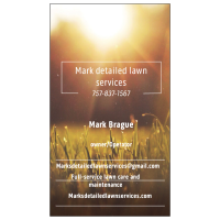 Marks detailed lawn services Logo