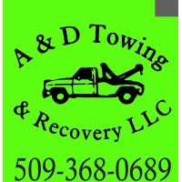 A&D TOWING AND RECOVERY Logo