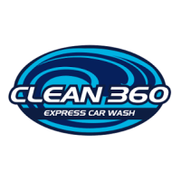 Clean 360 Express Car Wash Logo