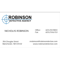 Robinson Detective Agency LLC Logo