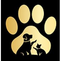 Pawsatively Golden Pet Care Logo